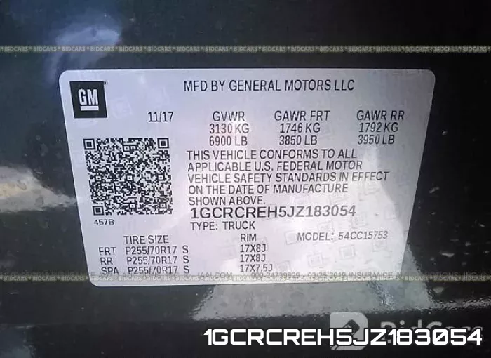 1GCRCREH5JZ183054 фото 10