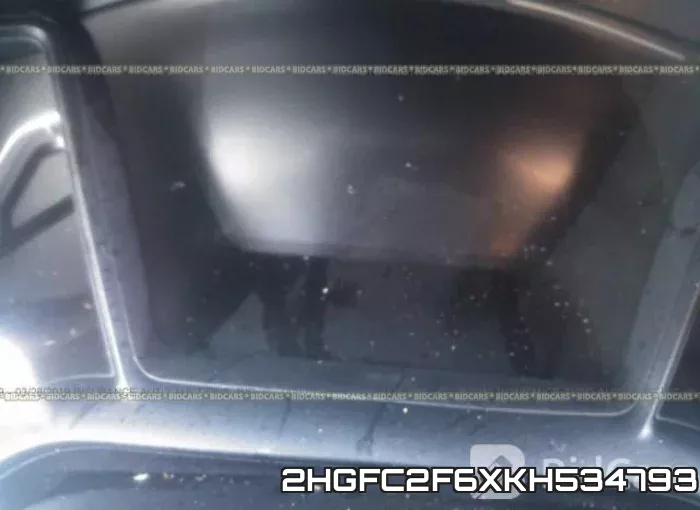 2HGFC2F6XKH534793 фото 8