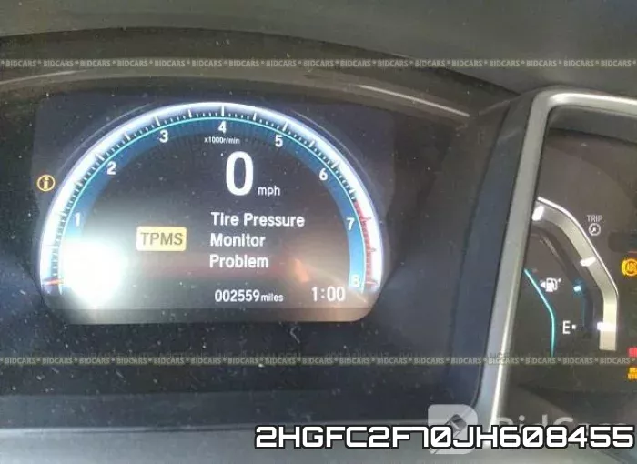2HGFC2F70JH608455 фото 8