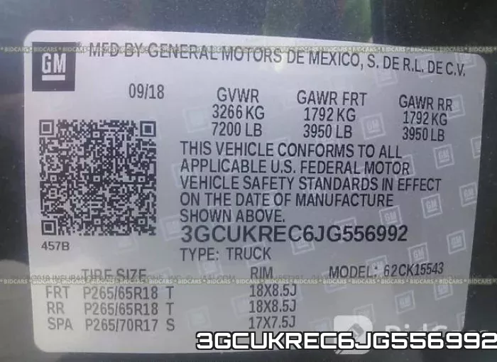 3GCUKREC6JG556992 фото 10