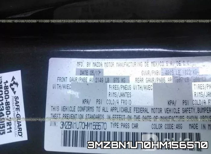 3MZBN1U70HM156570 фото 10