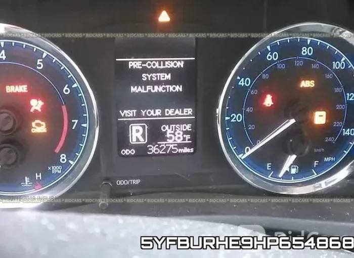 5YFBURHE9HP654868 фото 8