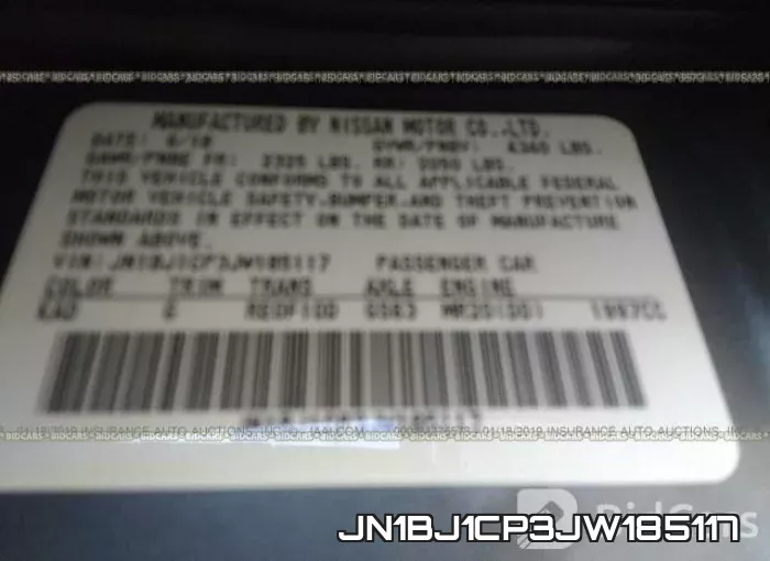 JN1BJ1CP3JW185117 фото 10