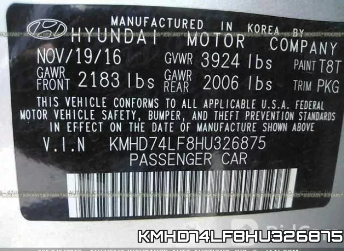 KMHD74LF8HU326875 фото 10
