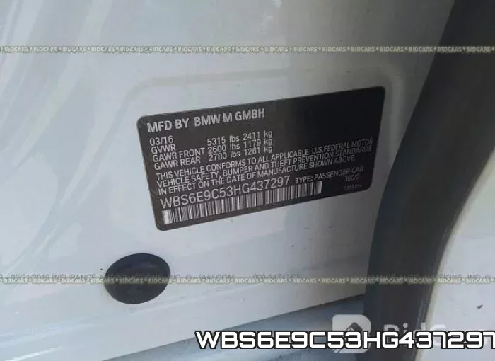 WBS6E9C53HG437297 фото 10