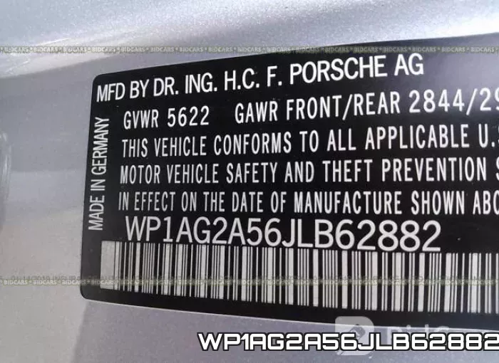 WP1AG2A56JLB62882 фото 10