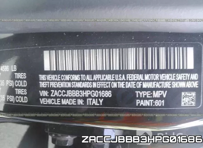 ZACCJBBB3HPG01686 фото 10