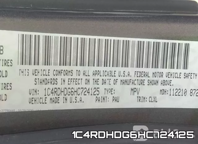 1C4RDHDG6HC724125 фото 10