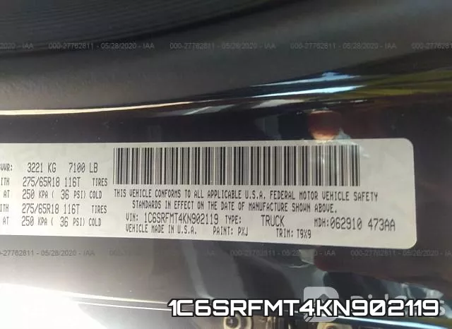 1C6SRFMT4KN902119 фото 10