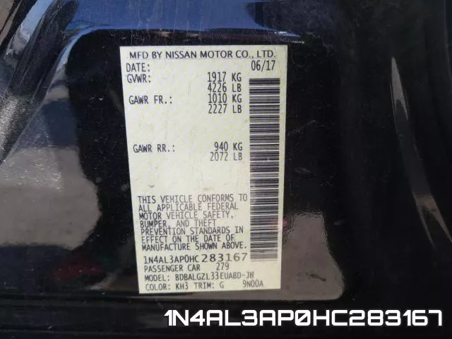 1N4AL3AP0HC283167 фото 2