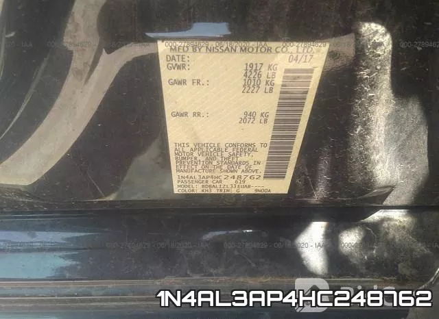1N4AL3AP4HC248762 фото 10