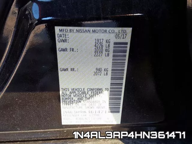 1N4AL3AP4HN361471 фото 2