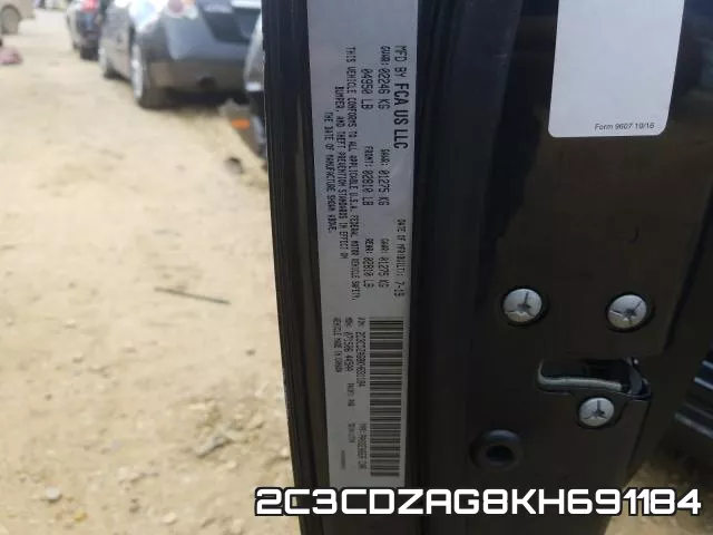 2C3CDZAG8KH691184 фото 2