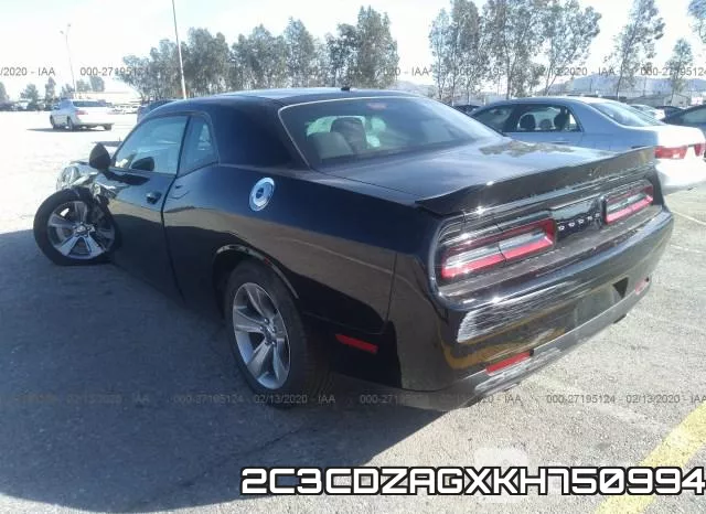 2C3CDZAGXKH750994 фото 4