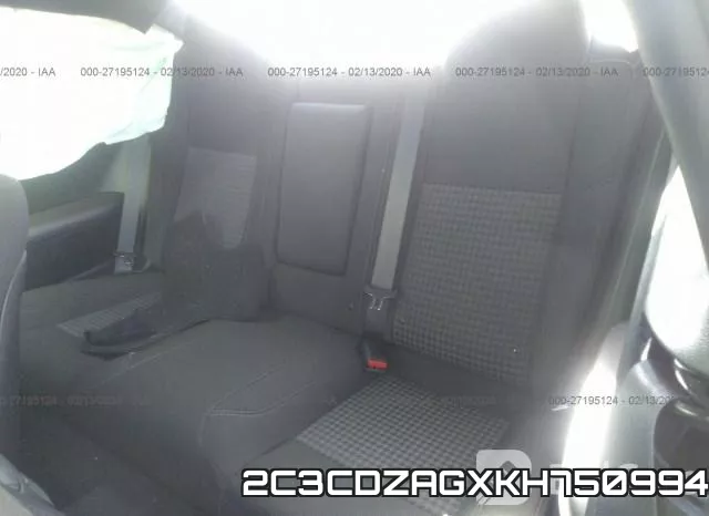 2C3CDZAGXKH750994 фото 9