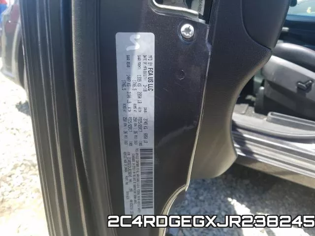 2C4RDGEGXJR238245 фото 2
