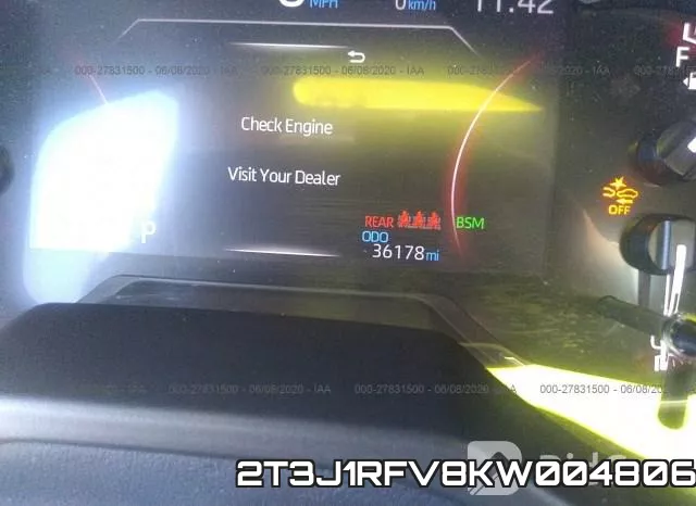 2T3J1RFV8KW004806 фото 8