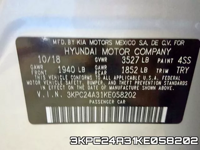 3KPC24A31KE058202 фото 2