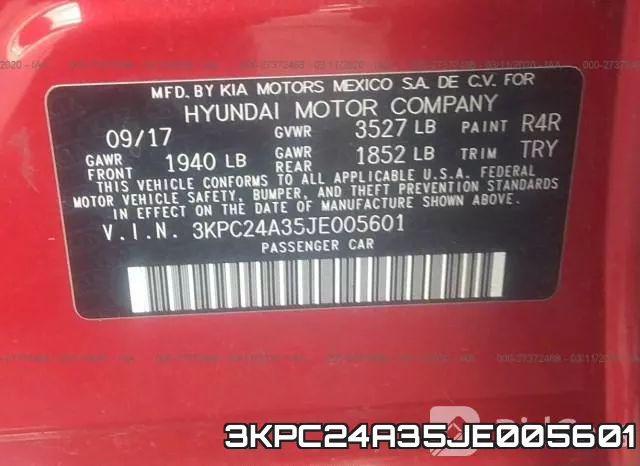 3KPC24A35JE005601 фото 10