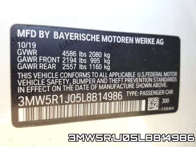 3MW5R1J05L8B14986 фото 2