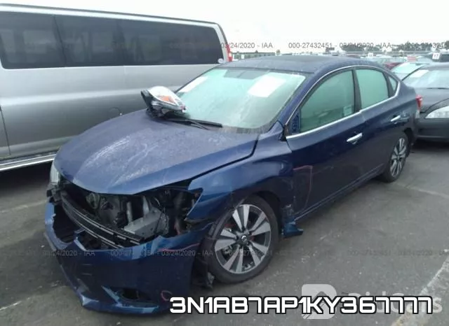 3N1AB7AP1KY367777 фото 3