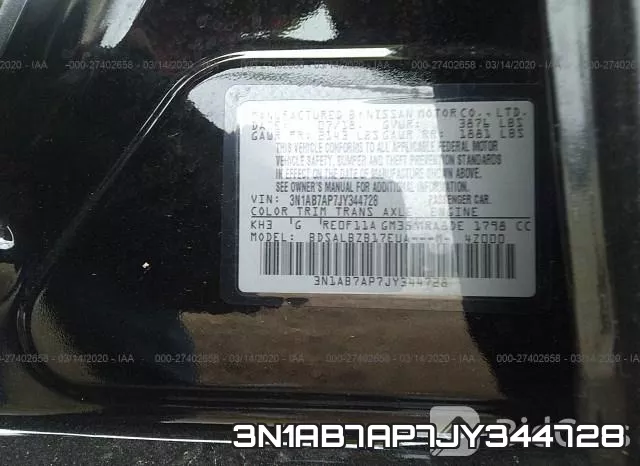 3N1AB7AP7JY344728 фото 10