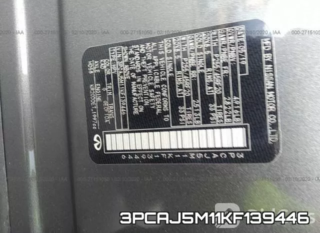 3PCAJ5M11KF139446 фото 10