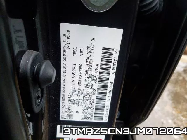 3TMAZ5CN3JM072064 фото 2