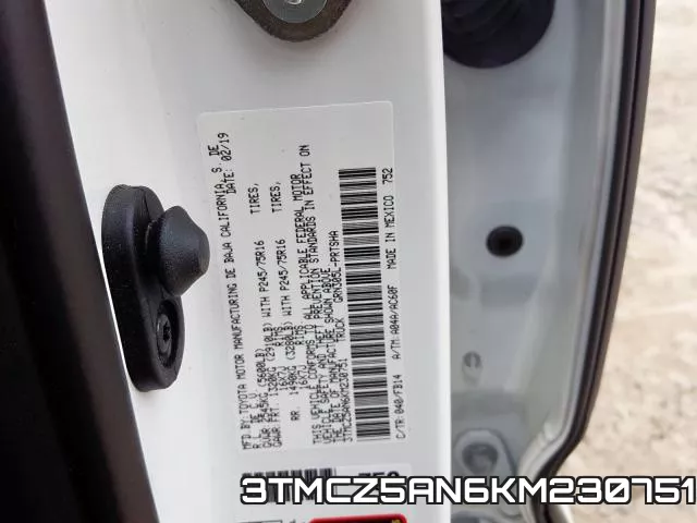 3TMCZ5AN6KM230751 фото 2