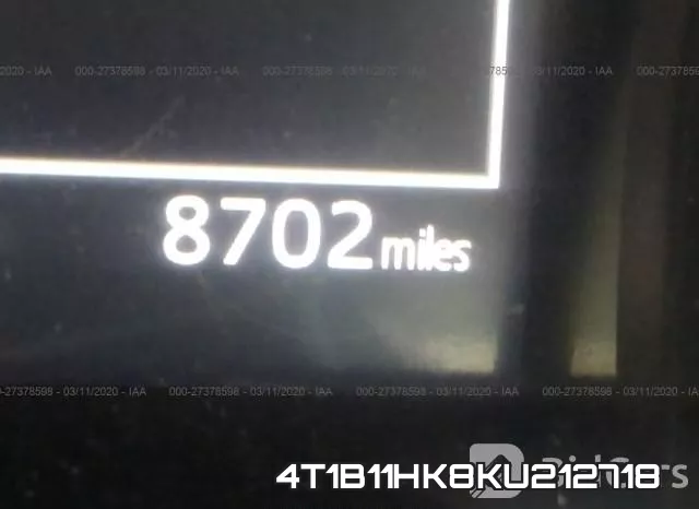 4T1B11HK8KU212718 фото 6
