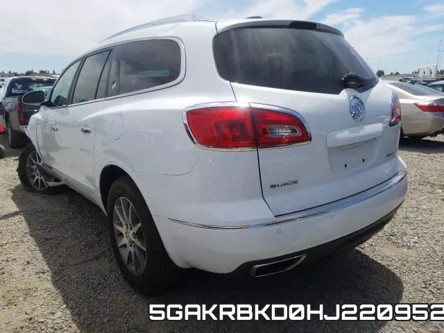 5GAKRBKD0HJ220952 фото 4