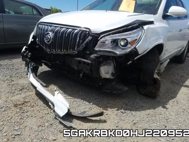 5GAKRBKD0HJ220952 фото 10