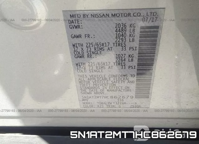 5N1AT2MT7HC862679 фото 10
