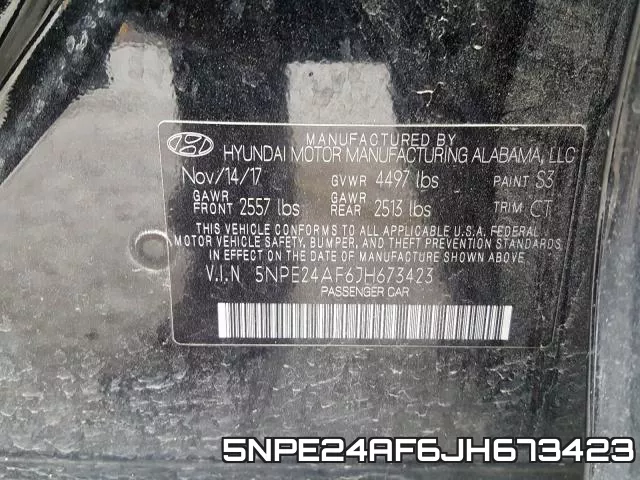 5NPE24AF6JH673423 фото 2