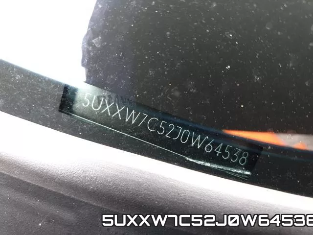 5UXXW7C52J0W64538 фото 2