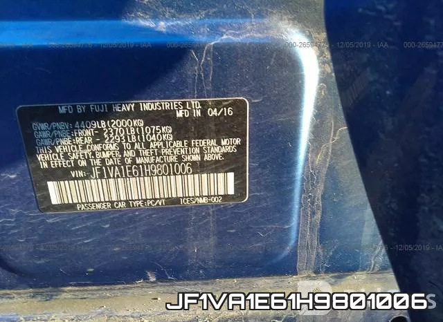 JF1VA1E61H9801006 фото 10