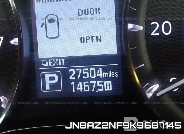 JN8AZ2NF9K9687145 фото 8