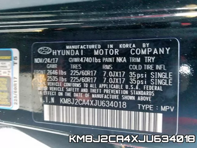 KM8J2CA4XJU634018 фото 2