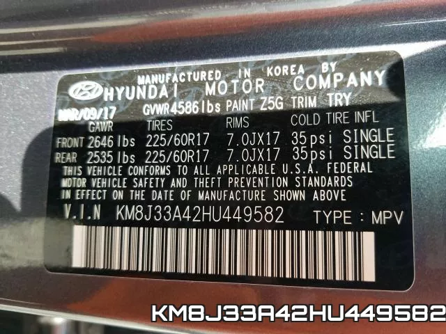 KM8J33A42HU449582 фото 2
