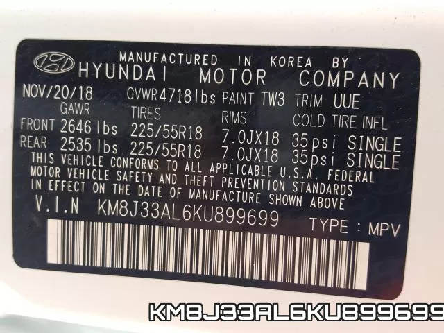 KM8J33AL6KU899699 фото 2