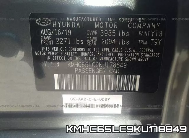KMHC65LC9KU178849 фото 10