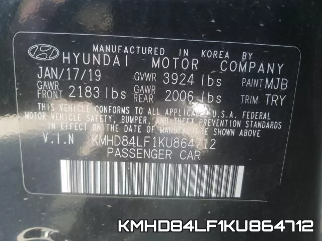 KMHD84LF1KU864712 фото 2