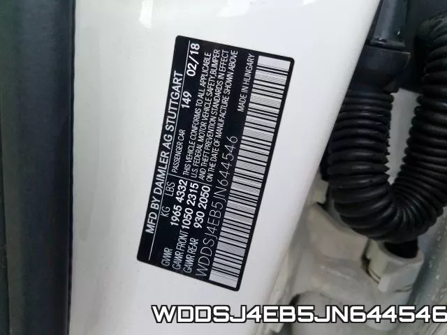 WDDSJ4EB5JN644546 фото 2