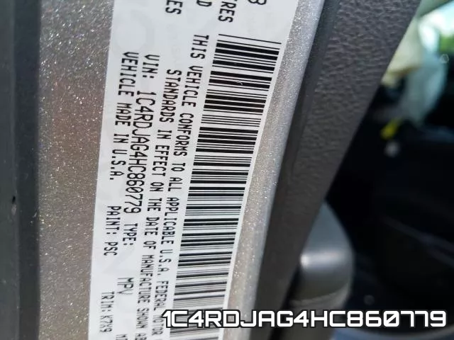 1C4RDJAG4HC860779 фото 2