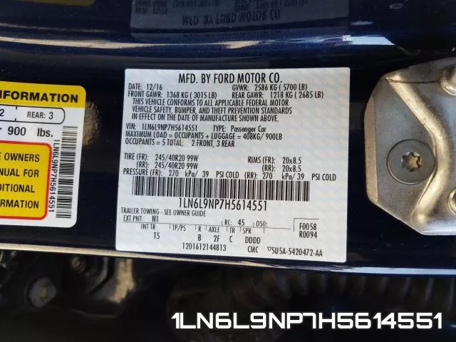 1LN6L9NP7H5614551 фото 2