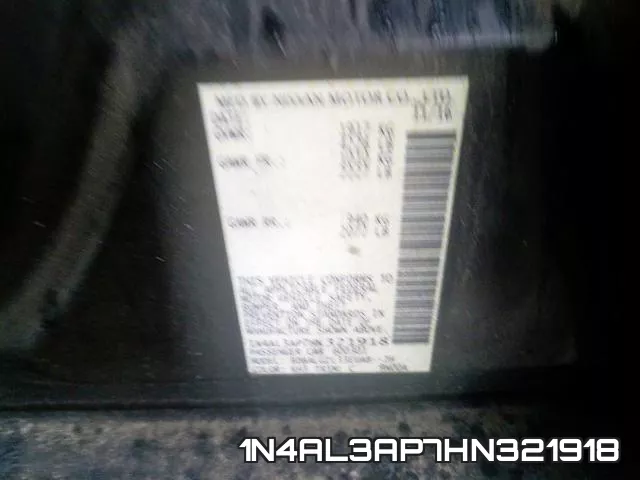 1N4AL3AP7HN321918 фото 2