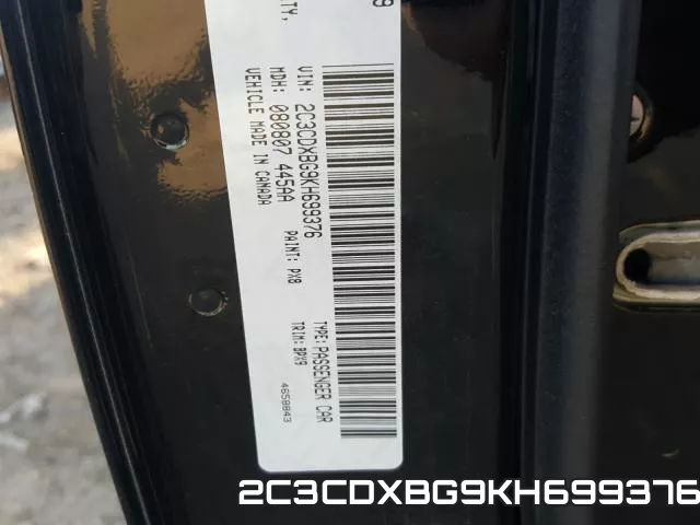 2C3CDXBG9KH699376 фото 2
