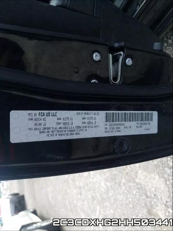 2C3CDXHG2HH503441 фото 2