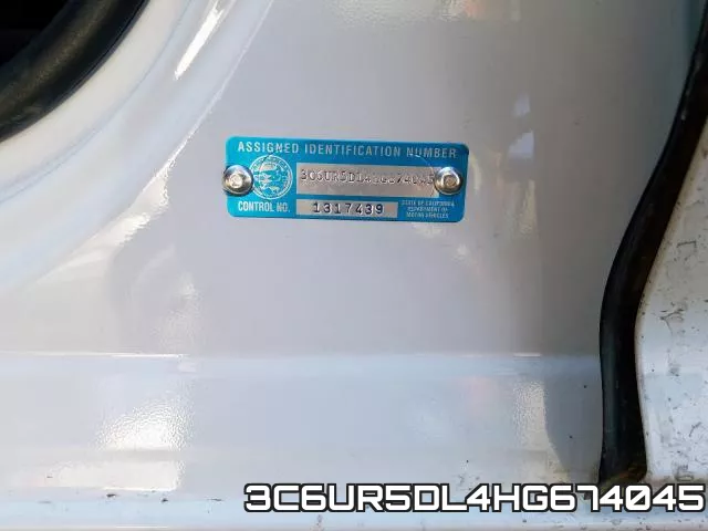 3C6UR5DL4HG674045 фото 2