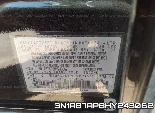3N1AB7AP8HY243062 фото 10